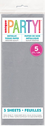 Metallic Tissue Paper 5ct