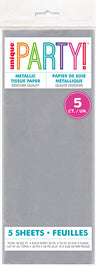 Metallic Tissue Paper 5ct