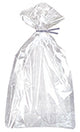 Clear Large Cello Party Bags - 5in x 11.5in x 3in - 30ct