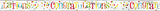 Colorful Congratulations Foil Banner 12ft