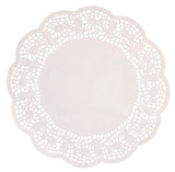 White 10.5in Doilies 16ct
