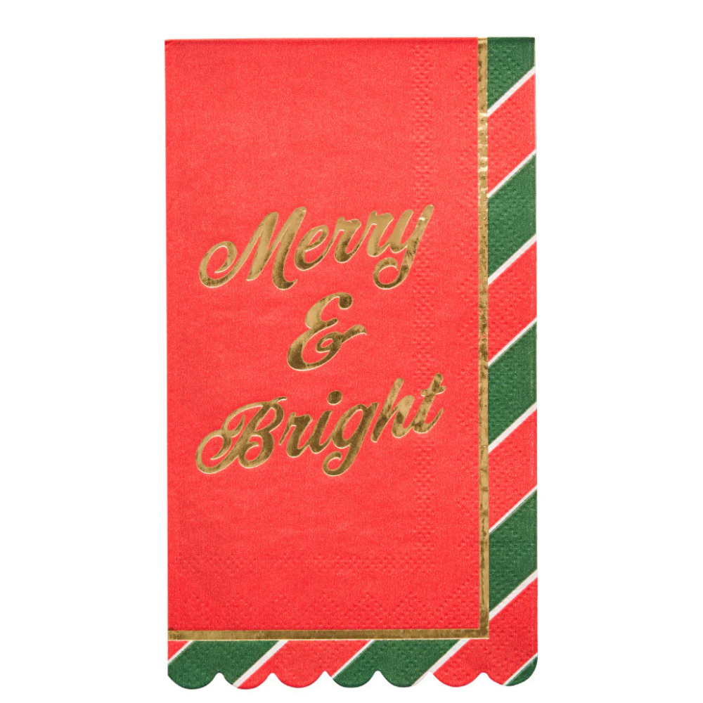 Joyful Christmas Guest Towels 20ct