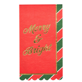 Joyful Christmas Guest Towels 20ct