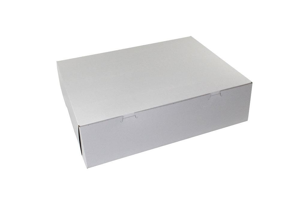 White Cake Box 1/2 Sheet 18in x 14in x 5in