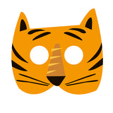 Animal Safari Paper Masks 8ct