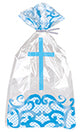 Fancy Blue Cross Cello Bags