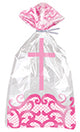 Fancy Pink Cross Cello Bags