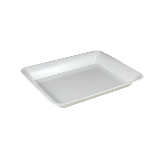 White Plastic Rectangular Tray