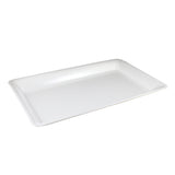 White Plastic Rectangular Tray