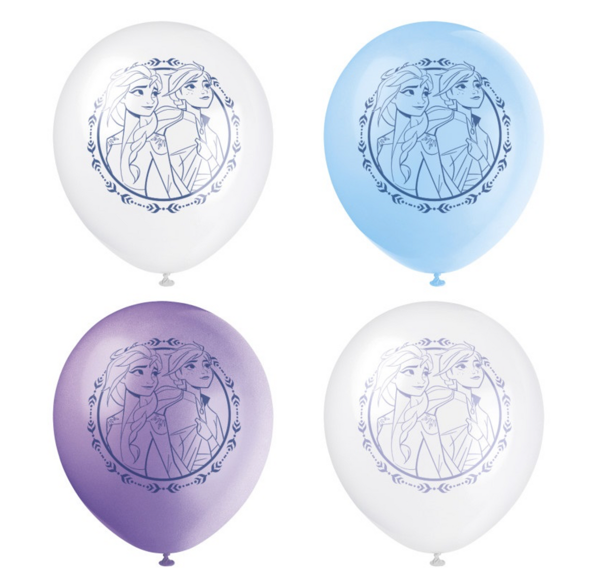 Disney Frozen 2 12" Latex Balloons 8ct