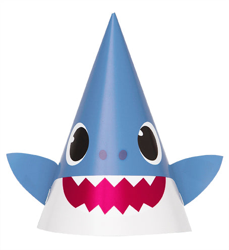 Baby Shark Party Hats 8ct