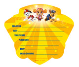Paw Patrol Large Invitations 8ct