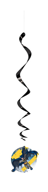 Batman Hanging Swirl Decorations 26in 3ct