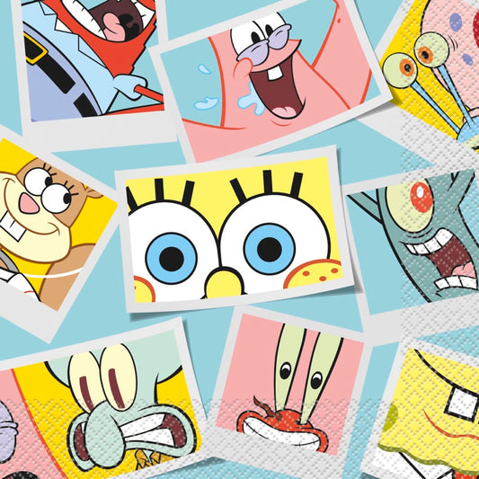 Spongebob Squarepants Lunch Napkins  16ct