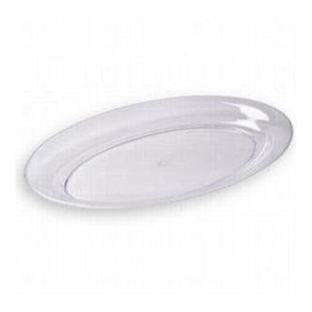 Clear Oval Plastic Tray