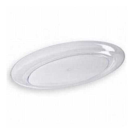 Clear Oval Plastic Tray