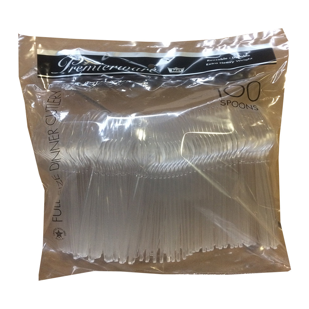 Premierware Clear Cutlery 100ct