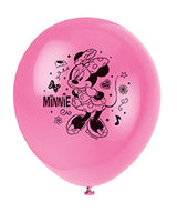 Minnie Mouse 12in Latex Balloons 8ct