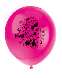 Minnie Mouse 12in Latex Balloons 8ct