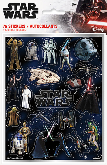 Star Wars Stickers 4ct