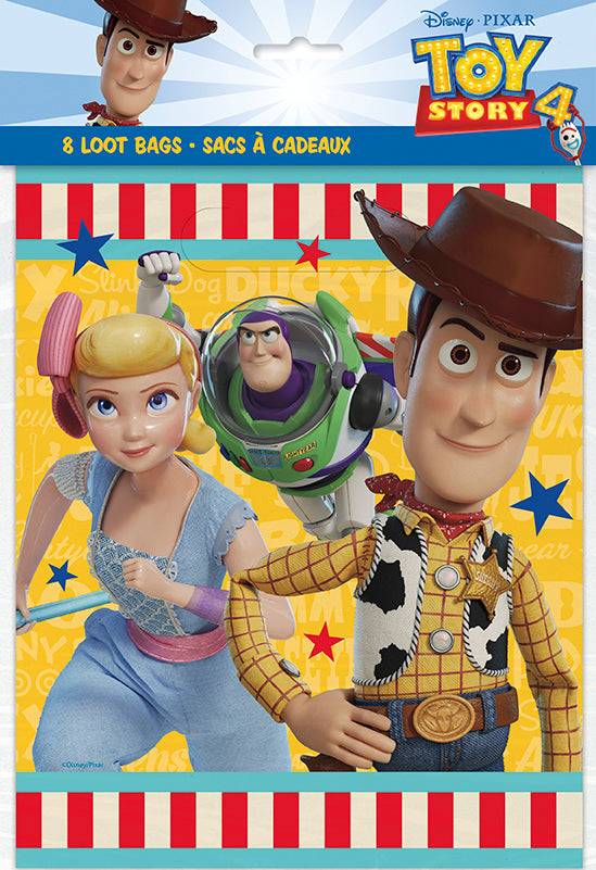 Toy Story 4 Loot Bags 8ct