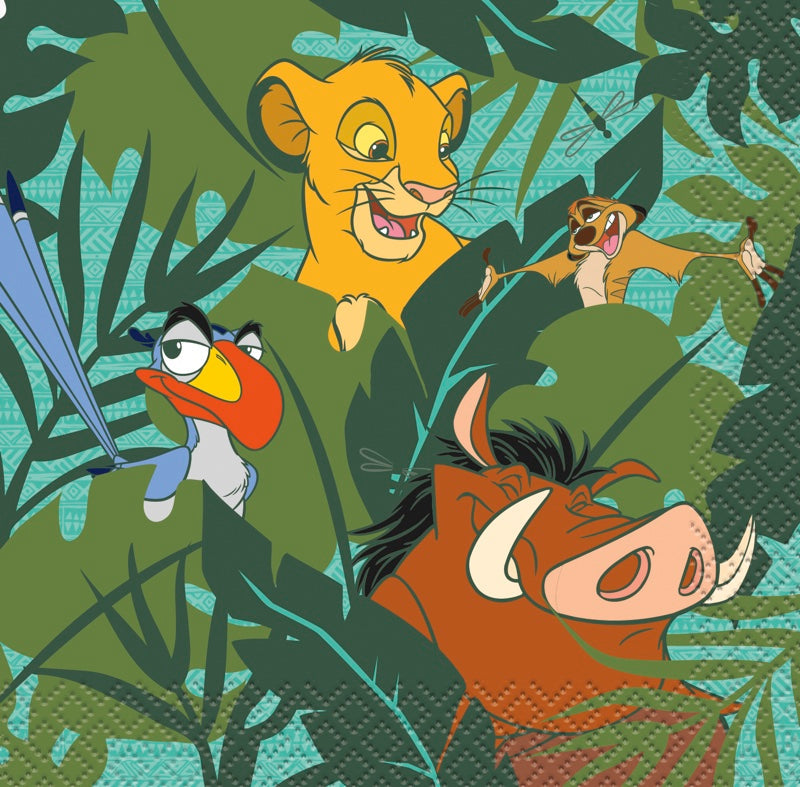 The Lion King Beverage Napkins 16ct