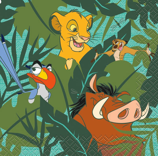 The Lion King Beverage Napkins 16ct