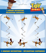 Toy Story 4 Hanging Decorations 3ct