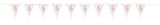 Glitz Rose Gold Prismatic Plastic Flag Banner 9ft - 16