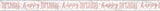 Glitz Rose Gold Foil Banner Happy Birthday