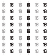Glitz Black Hanging Decorations 5ft - 16