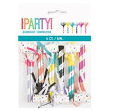 Fringed Party Blowouts 6ct