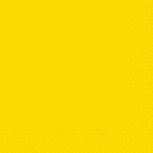 Yellow Lunch Napkins 20ct