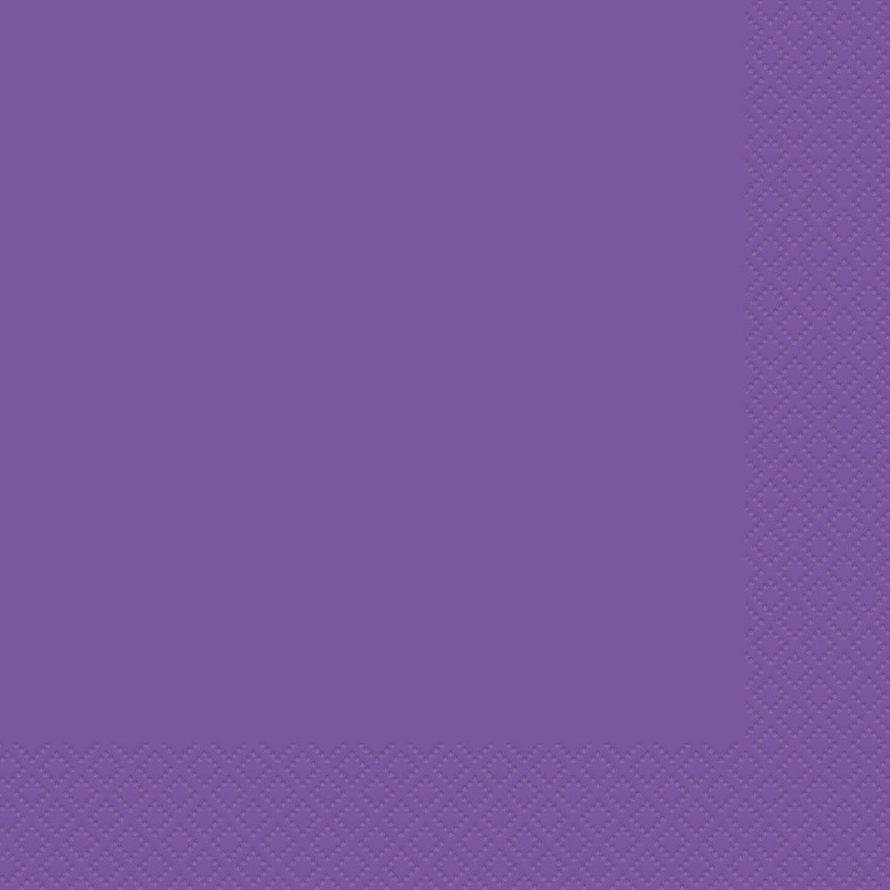 Purple Beverage Napkins