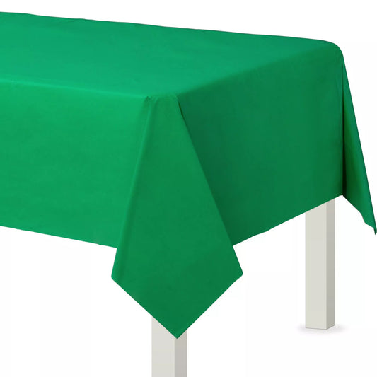 Green Plastic Rectangle Table Cover 54x108