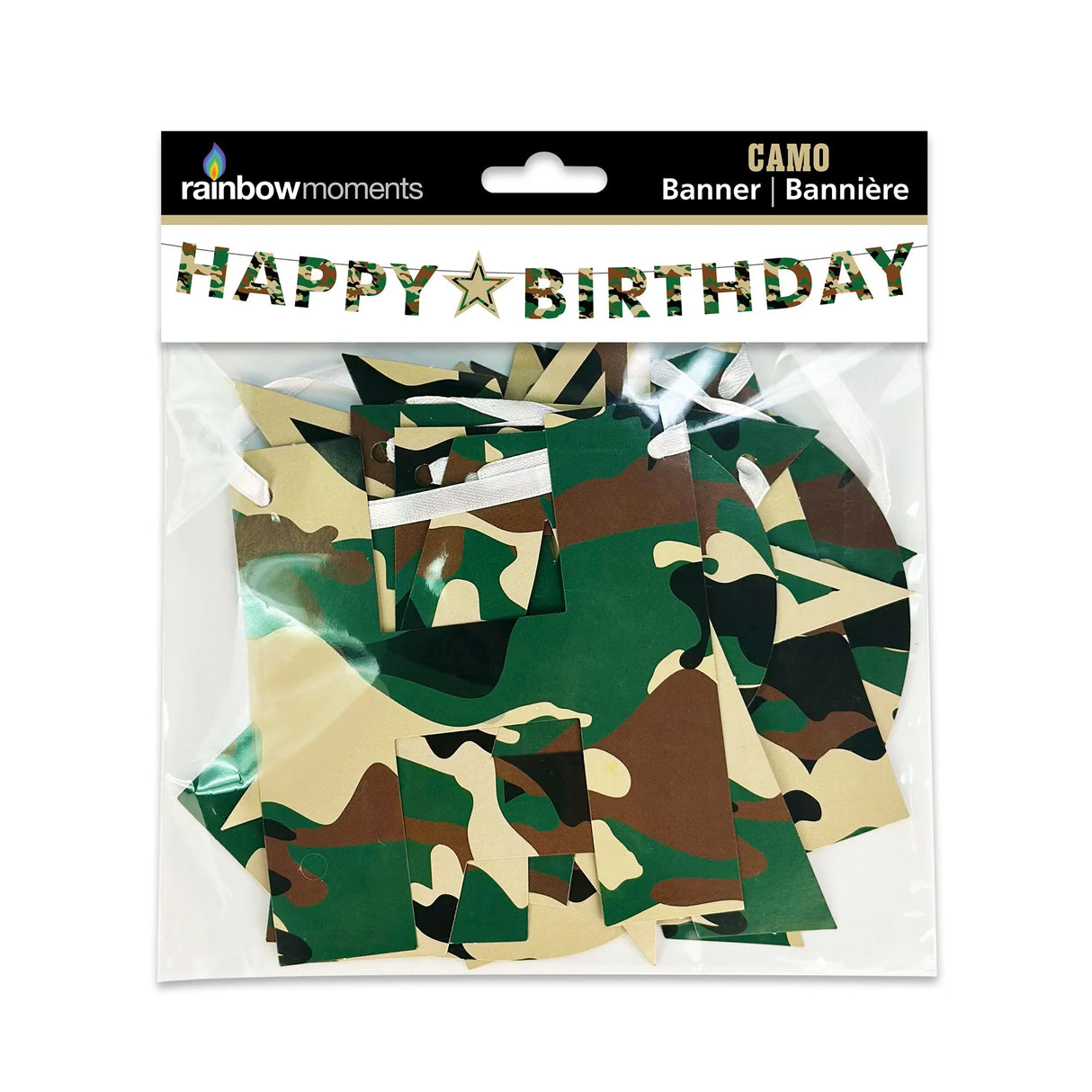CAMO Happy Birthday Banner
