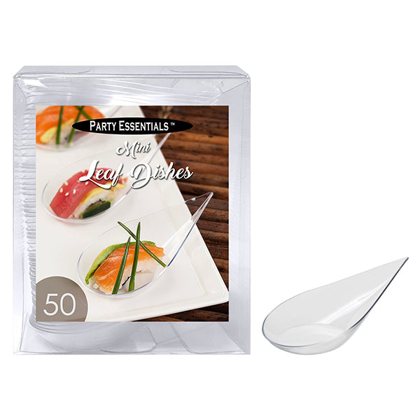 Mini Leaf Dishes 50ct