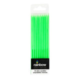 Slim Candles By Color 10ct