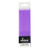 Slim Candles By Color 10ct