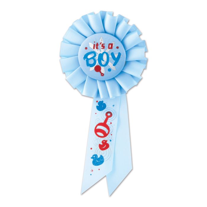 It's A Boy Rosette