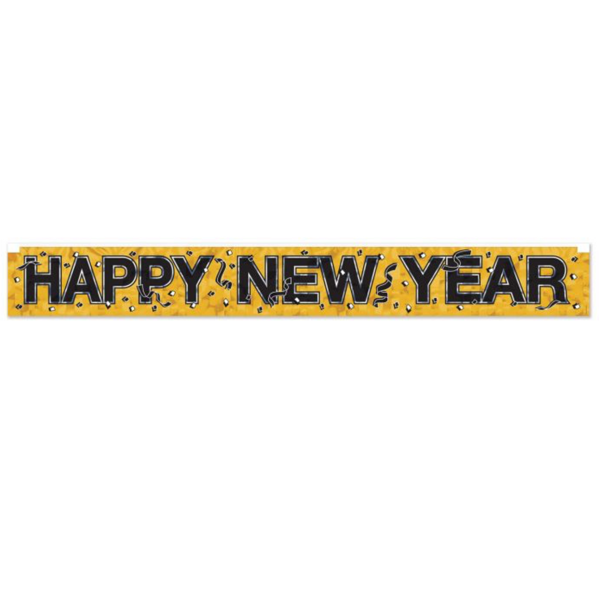 Metallic Happy New Year Fringe Banner 5ft