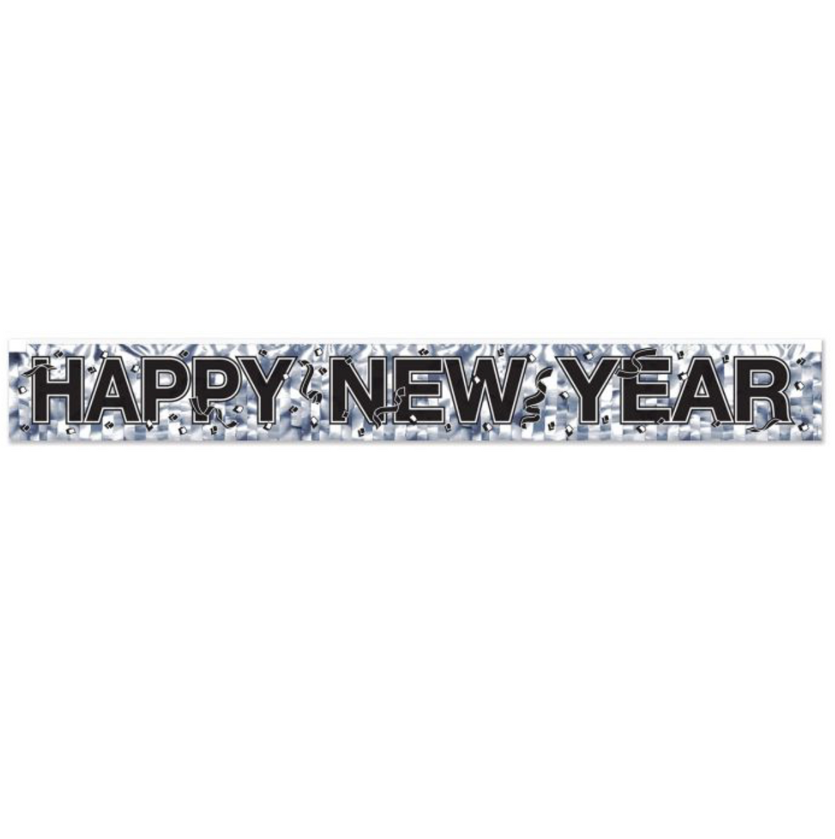 Metallic Happy New Year Fringe Banner 5ft