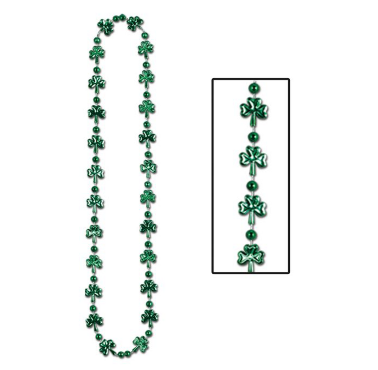 Shamrock Beads - 1 Necklace