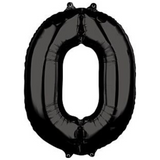 34in Number Balloons: Black