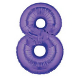 34in Number Balloons: Purple