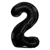 34in Number Balloons: Black