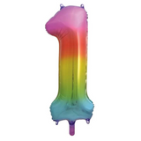 34in Number Balloons: Rainbow