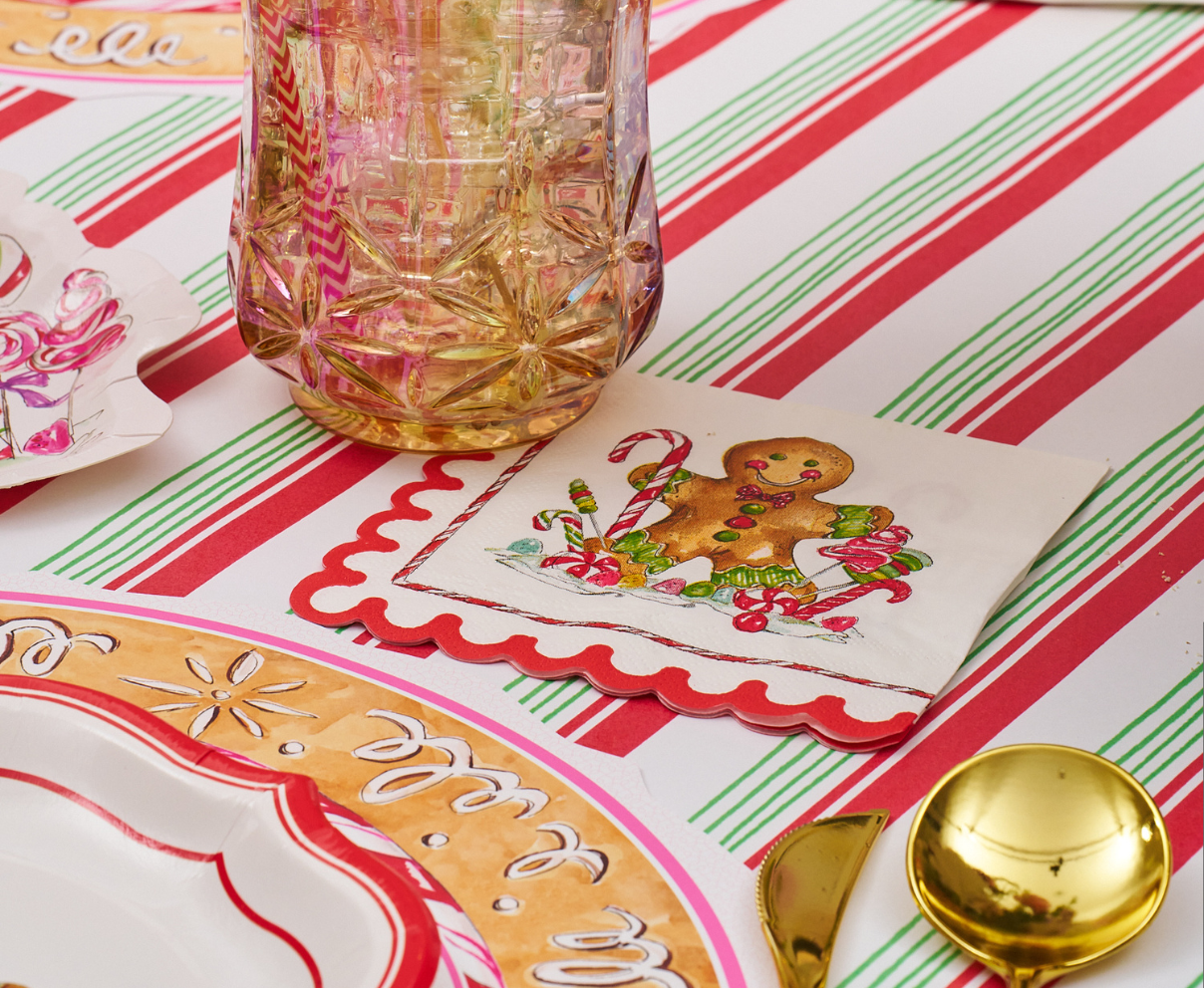 Gingerbread Cocktail Napkins 26ct