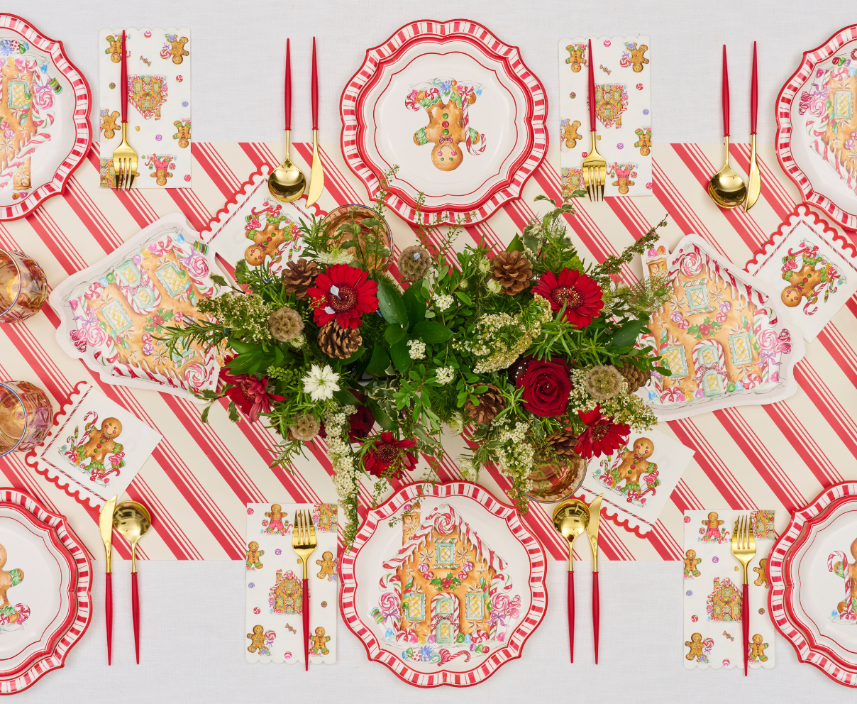 Gingerbread 8in Salad Plates 8ct