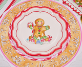 Gingerbread 8in Salad Plates 8ct